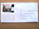 Cover Sent From Austria To Lithuania, Sport Formel 1 Formula 1 Car Auto, Villeneuve, Machine Atm Stamp - Briefe U. Dokumente