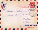 Lettre Avec Timbre FM N° 12 D'Enfidaville Tunisie 1955 - Guerra D'Algeria