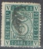 Sello 5 Milesimas Cifras Isabel II 1867,  Edifil Num 93 º - Used Stamps