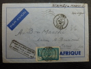 LETTRE PAR AVION  DE LOME TOGO AVEC GRIFFE SALON FRANCE OUTRE-MER   1939 COVER - Storia Postale