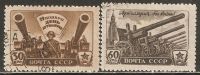 Russia / Soviet Union 1945 Mi# 997-998 Used - Oblitérés