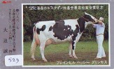 Télécarte JAPON * VACHE (523) COW * KOE * PHONECARD JAPAN * TELEFONKARTE * VACA * TAURUS * - Mucche