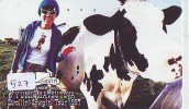 Télécarte JAPON * VACHE (527) COW * KOE * BULL * PHONECARD JAPAN * TELEFONKARTE * VACA * TAURUS * COWGIRL - Vaches