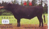 Télécarte JAPON * VACHE (572) COW * KOE * BULL * TAUREAU * STIER * PHONECARD JAPAN * TELEFONKARTE * VACA * TAURUS * - Mucche