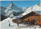 Restaurant  " Sunnegga "  Bei  Zermatt  Mit  Matterhorn  (4478 M / 14780 Ft.) - VS Valais