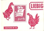 Buvard Liebig N° 4 Canard Poule Duck Chicken - L