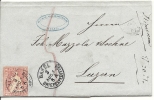 1859 Strubelbrief 24B4/ 24G KW 180 - Lettres & Documents
