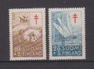 Finnland 1954  Mi.Nr. 434 + 436 , Bekämpfung Der Tuberkulose - Postfrisch / MH / (*) - Unused Stamps