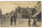 Carte Postale Ancienne Grandvilliers - Entrée De La Rue D'Aumale - Grandvilliers