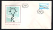 IRON GATES HIDROELECTRIC SYSTEM, 1970, COVER FDC, ROMANIA - Elektriciteit