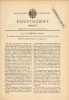Original Patentschrift - C. Menges Im Haag , 1887 , Regulierung Für Beleuchtungsanlagen , Beleuchtung !!! - Machines