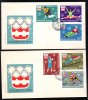 INNSBRUCK WINTER OLYMPICS, 1976, COVER FDC, ROMANIA - Inverno1976: Innsbruck