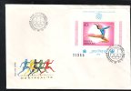 OLYMPICS, MONTREAL, GYMNASTICS, ATHLETISM, 1976, COVER FDC, ROMANIA - Ete 1976: Montréal