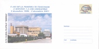 CNE UNIT CERNAVODA, ELECTRICITY, 2001, COVER STATIONERY, ENTIER POSTAL, UNUSED, ROMANIA - Electricity