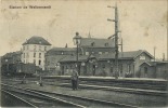 Welkenraedt   :  Station  ( Ecrit 1909 Avec Timbre )  (  La Gare ) - Welkenraedt