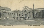 Erquelinnes    :  La Gare   (  Ecrit  1908  Avec Timbre   ) - Erquelinnes