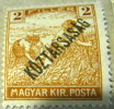 Hungary 1919 Harvesters Koztarsasag 2f - Mint - Unused Stamps