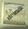 Hungary 1919 Harvesters Koztarsasag 20f - Mint - Unused Stamps
