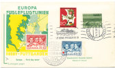 Denmark - Germany Cover Bee-Line Paquebot Rödby - Fehmern 14-5-1963 And RED CROSS Stamps 3-2-1968 - Briefe U. Dokumente