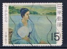 J+ Japan 1967 Mi 963 Frau Am See - Oblitérés