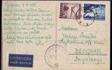 POLAND - POLSKA - AIR MAIL - PEGASUS  - 1948 - Mythology