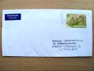 Cover Sent From Luxembourg To Lithuania, M. Demart, Castle - Briefe U. Dokumente