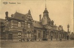 Turnhout :  Statie  ( La Gare )   Geschreven 1927 Met Zegel - Turnhout