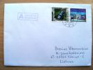 Cover Sent From Switzerland To Lithuania, Insect, Train Cargo - Storia Postale