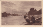 Les Petits Tableaux De Paris. Pêcheurs En Seine. - La Seine Et Ses Bords