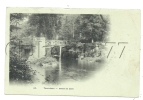 Tonquédec (22) : Le Pont En Bois Sur Le Guer En 1905. - Tonquédec