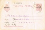 Entero Postal OLOT (Gerona) 1931. Alfonso XIII Sobre Carga REPUBLICA - 1931-....