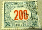 Hungary 1915 Postage Due 200f - Used - Segnatasse