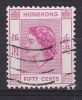 Hong Kong 1954 Mi. 185      50 C Königin Queen Elizabeth II. - Oblitérés