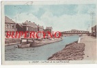 59 NORD N°4 AUBY LE PONT ET LA RUE MASSENET - Auby