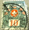 Switzerland 1910 Postage Due 10c - Used - Strafportzegels