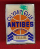 22253-pin's Basketball.Antibes.Juan Les Pins.Tallin..Olympique. - Basketbal