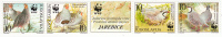 Yugoslavia MNH Scott #2479 Strip Of 4 Plus Center Label (WWF Emblem) 10d Perdix Perdix - Worldwide Fund For Nature - Unused Stamps