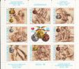 Yugoslavia MNH Scott #1949 Sheet Of 8 Plus Centre Label - 1988 Seoul Olympics Yugoslavian Medal Winners - Blokken & Velletjes