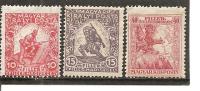 Hungría-Hungary Nº Yvert 159-61 (MH/*) - Unused Stamps