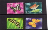 NEVIS 1982 BUTTERFLIES MNH FARFALLE - St.Kitts-et-Nevis ( 1983-...)