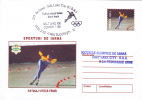 SALT LAKE CITY, WINTER OLYMPIC GAMES, 2002, COVER STATIONERY, ENTIER POSTAL, OBLITERATION CONCORDANTE, ROMANIA - Inverno2002: Salt Lake City