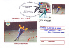 SALT LAKE CITY, WINTER OLYMPIC GAMES, 2002, COVER STATIONERY, ENTIER POSTAL, OBLITERATION CONCORDANTE, ROMANIA - Winter 2002: Salt Lake City