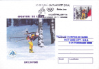 SALT LAKE CITY, WINTER OLYMPIC GAMES, 2002, COVER STATIONERY, ENTIER POSTAL, OBLITERATION CONCORDANTE, ROMANIA - Winter 2002: Salt Lake City