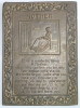 "MOTHER" It Is A Wonderful Thing A Mother ... By Elizabeth Johnson Harris VINTAGE TIN PLATE (Bronze) England British - Andere & Zonder Classificatie