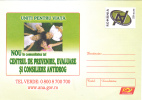 ANTI DROG COUNCILING CENTRE, 2006, COVER STATIONERY, ENTIER POSTAL, UNUSED, ROMANIA - Drogen