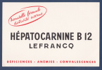 Buvard Hepatocarnine B12 - LEFRANC - 21*12cms - Drogisterij En Apotheek