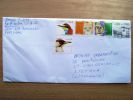 Cover Sent From Portugal To Lithuania, Birds Oiseaux, Americano, Carris, Horses, Mask - Cartas & Documentos