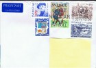 S Schweden 1984 1988 1991 1995 Mi 1293 1296 1505 1695 1912 Brief - Storia Postale