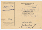 Böhmen + Mähren: Postkarte Bezirksamt 1943 - Covers & Documents