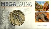 AUSTRALIA MEDALLION STAMPS MEGA ANIMALS FRONT&BACK 1 YEAR PNC DATED 01-10-2008 UNC  READ DESCRIPTION CAREFULLY!! - Other & Unclassified